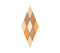 Mixed Travertine Honed Deep Beveled Diamond Mosaic Tile 3x6"